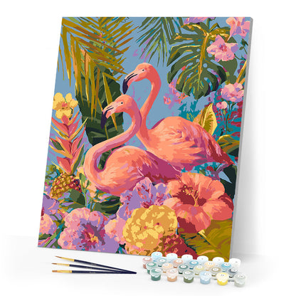 Twin Flamingos