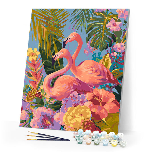 Twin Flamingos