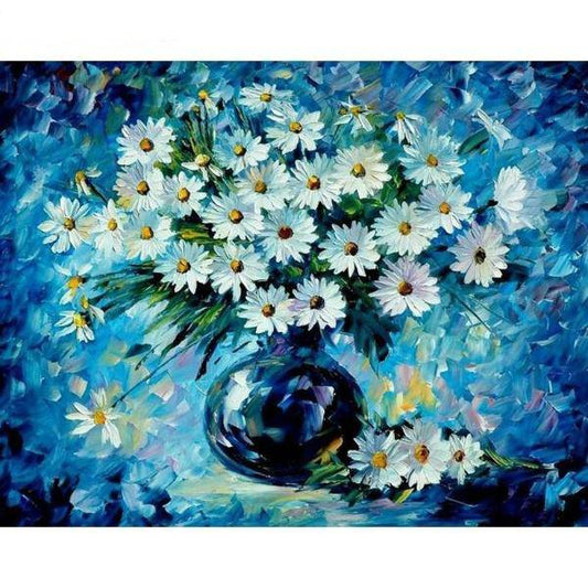 Blue Flower Paint