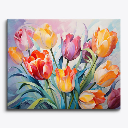 Colorful Tulip Bouquet