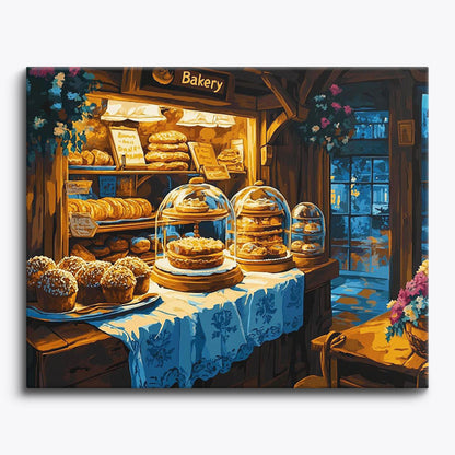 Cozy Pastry Display