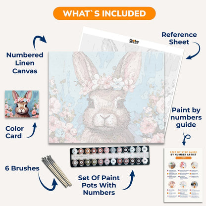 Floral Crown Bunny