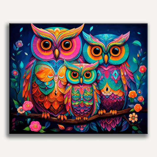 Owl's Cosmic Gaze