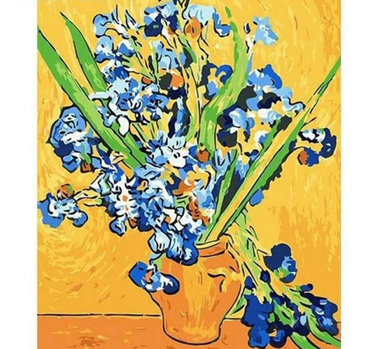 Painting Of Flowers In A Vase