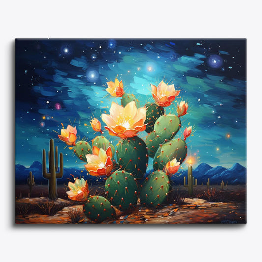 Starry Cactus Bloom